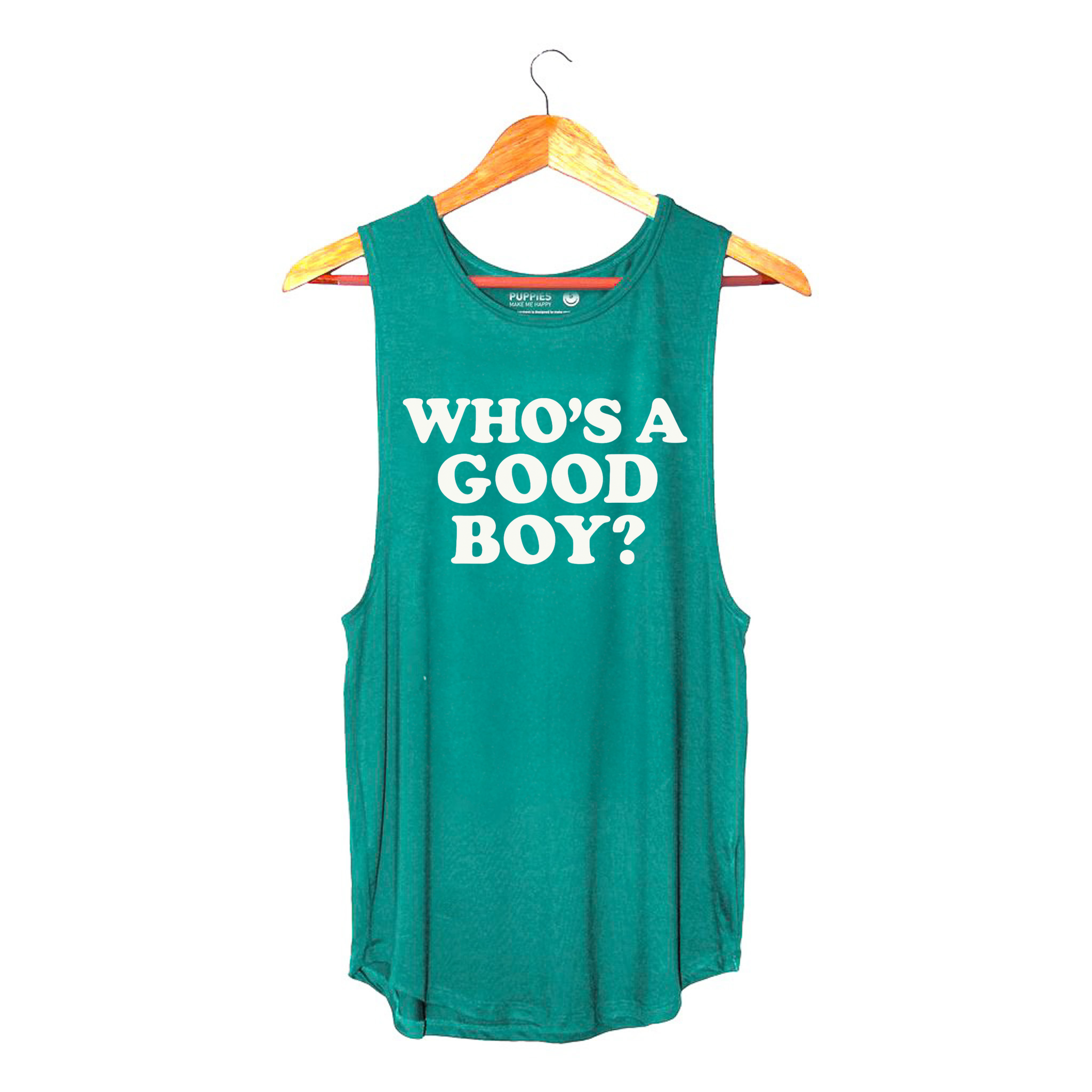 Who's a Good Boy? | Puppies Soft Women's Sleeveless Tank
