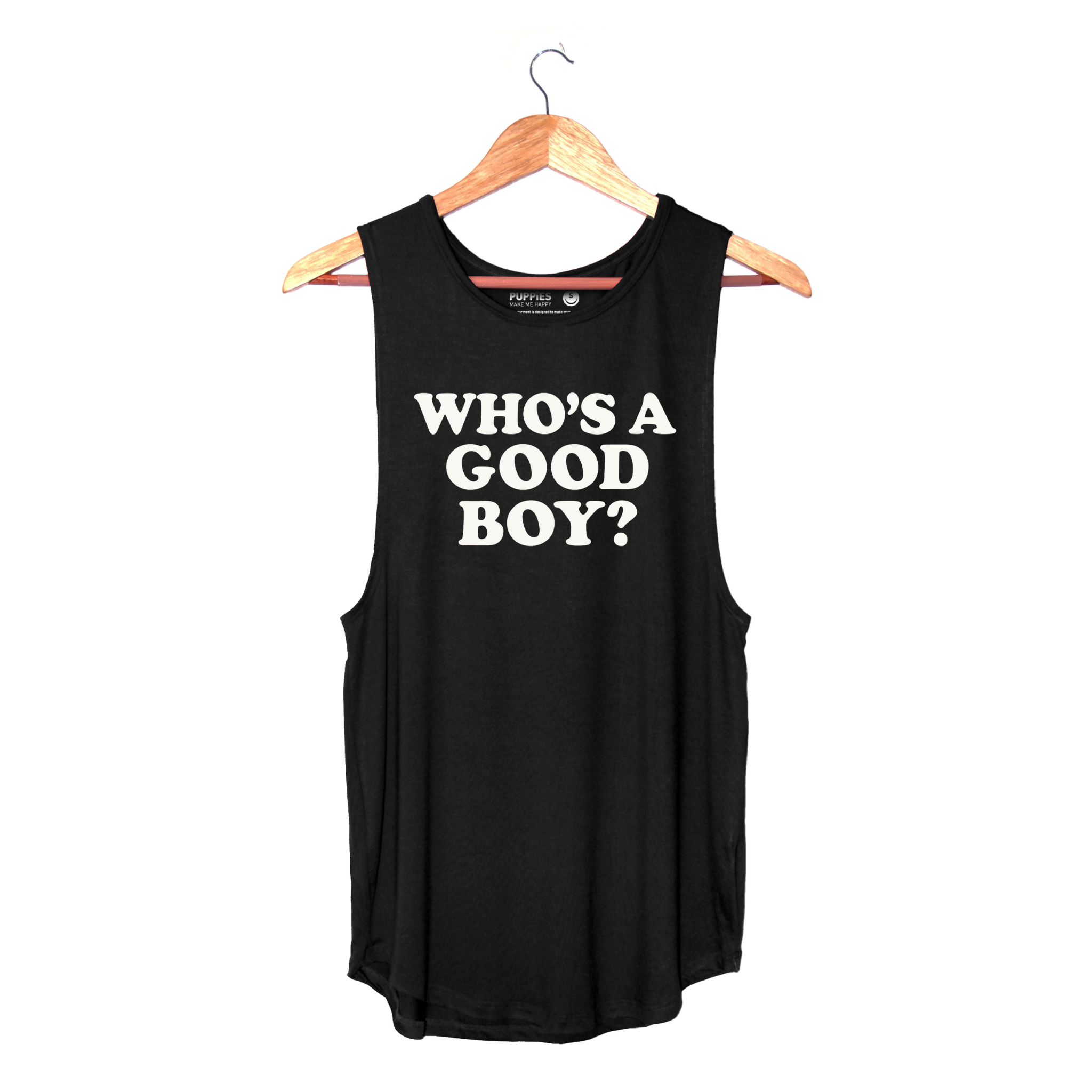 Who's a Good Boy? | Puppies Soft Women's Sleeveless Tank