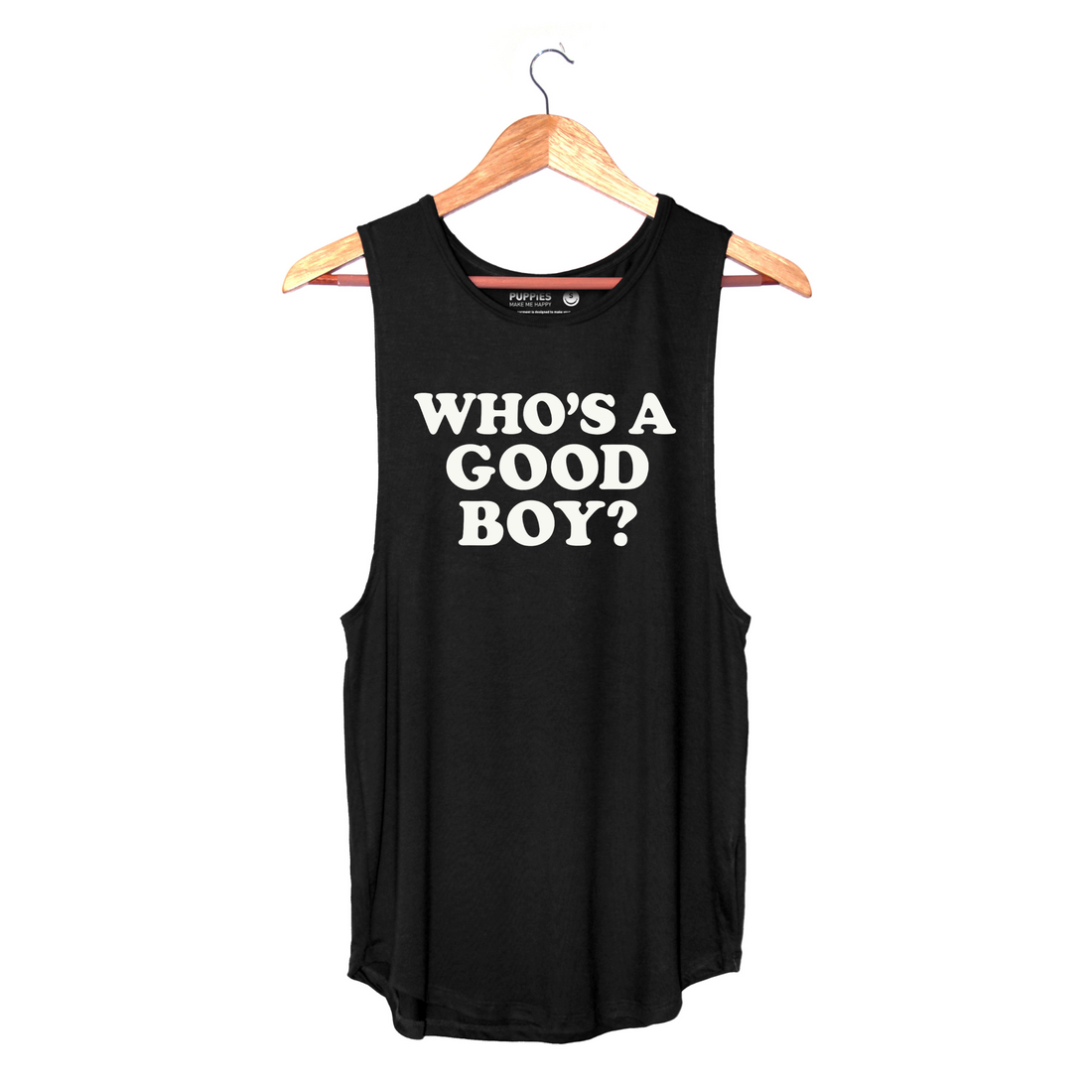 Who's a Good Boy? | Puppies Soft Women's Sleeveless Tank