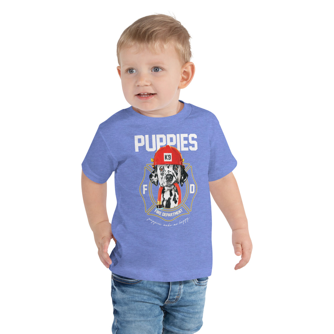 Puppies Fire Dept | Toddler Short Sleeve Tee