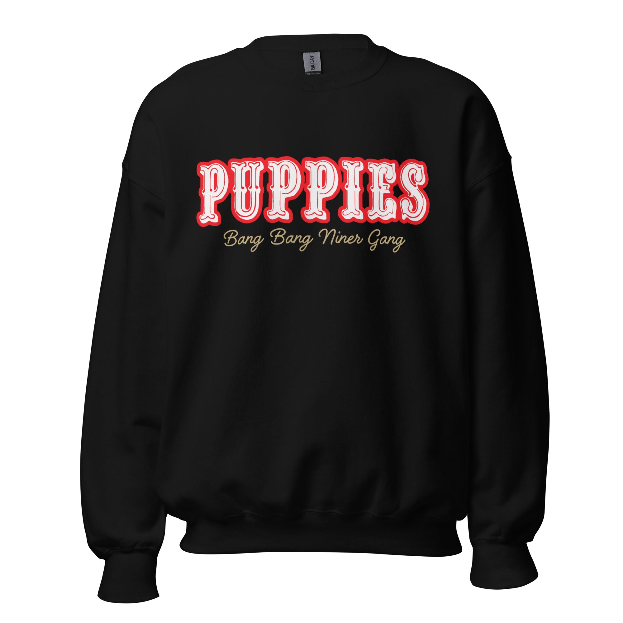 Puppies Faithful White Bang Bang | Unisex Sweatshirt