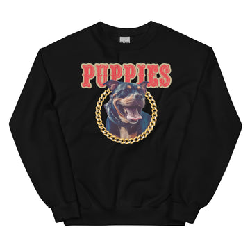 Your Dog Here Puppies Faithful Red & Gold | Unisex Sweatshirt