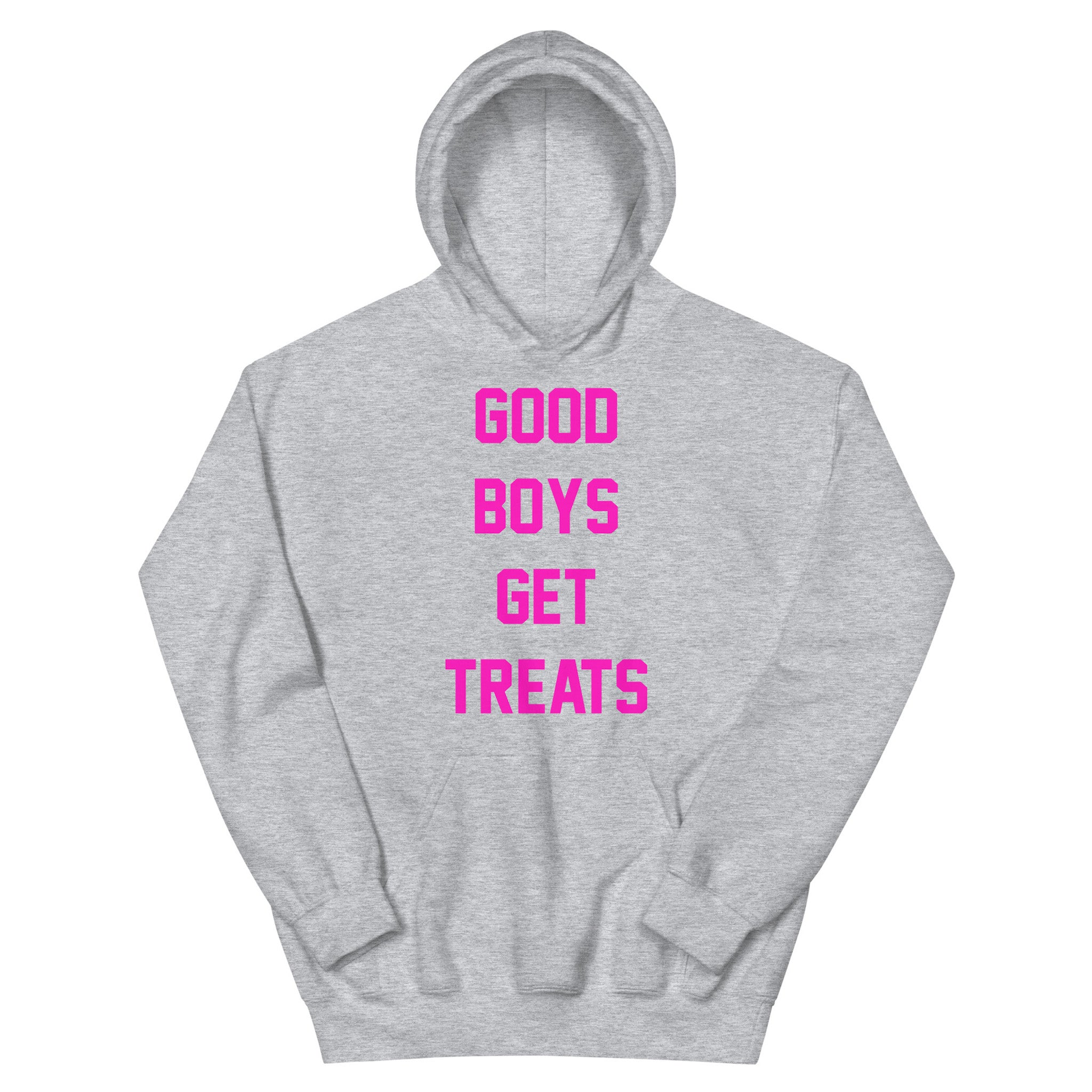 Good Boys Get Treats | Pink Font| Unisex Hoodie