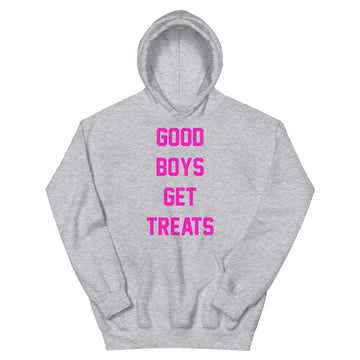 Good Boys Get Treats | Pink Font| Unisex Hoodie