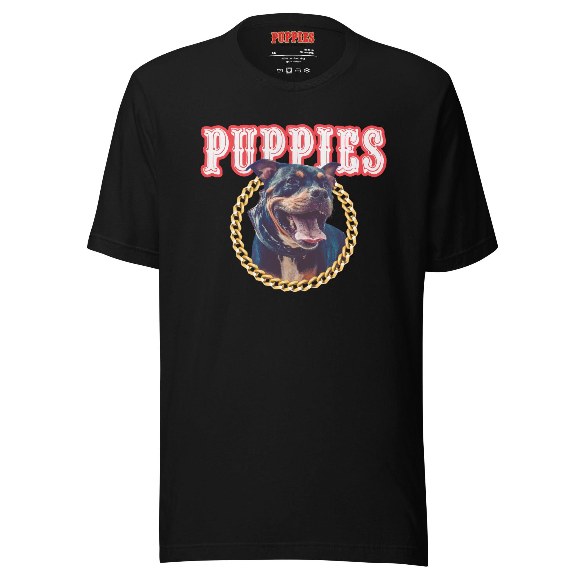 Your Dog Here Puppies Faithful Red & White | Uni-Sex Shirt