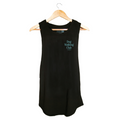 Womens Sleeveless Long Teal small