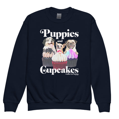 Cupcakes | Youth crewneck sweatshirt