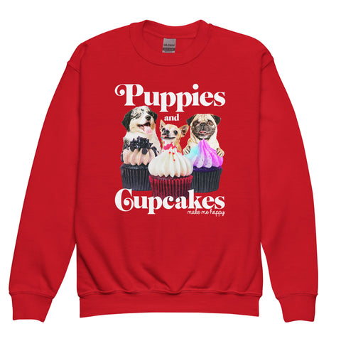 Cupcakes | Youth crewneck sweatshirt