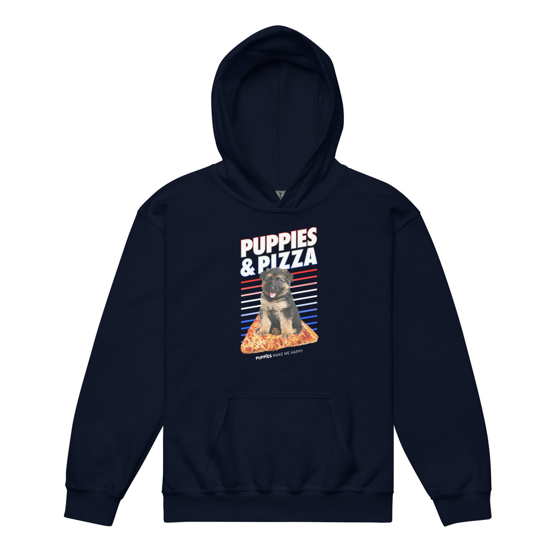 Puppies & Pizza | Youth heavy blend hoodie