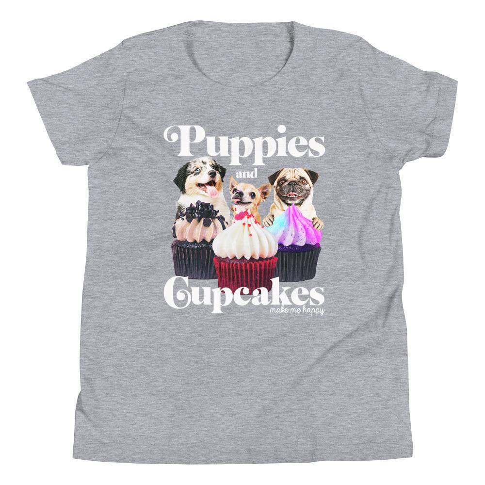 mmm Cupcakes | Youth Tee - Puppies Make Me Happy