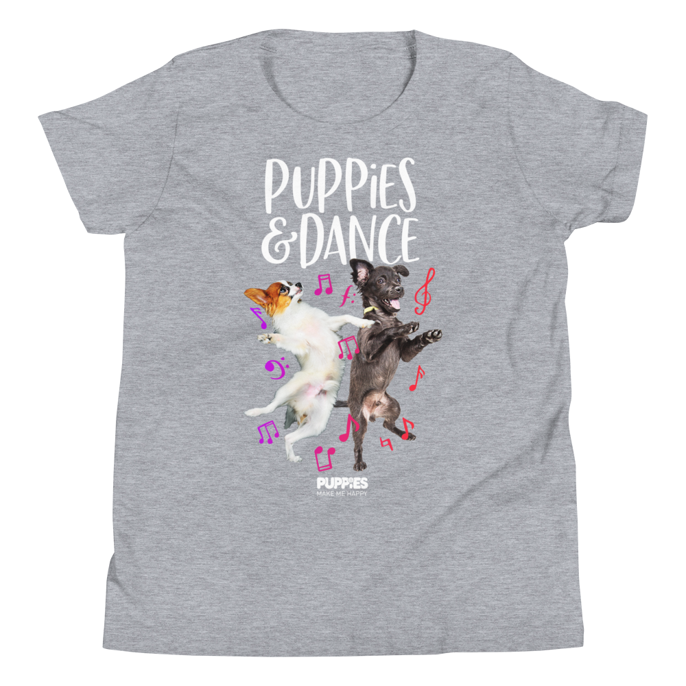 DANCE Puppies | Youth Tee - Puppies Make Me Happy