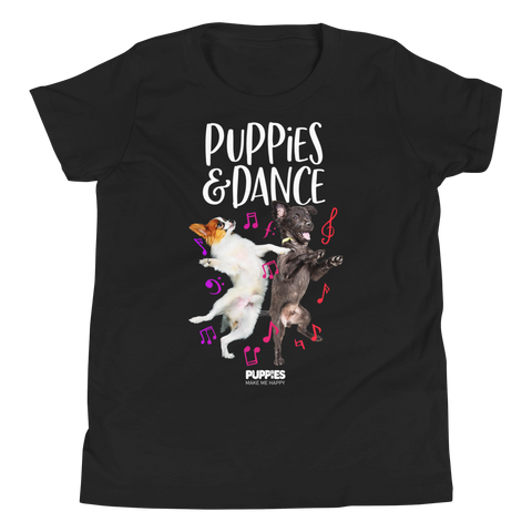 DANCE Puppies | Youth Tee - Puppies Make Me Happy