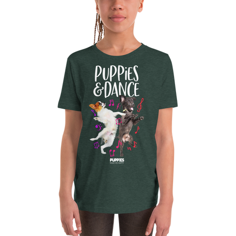 DANCE Puppies | Youth Tee - Puppies Make Me Happy
