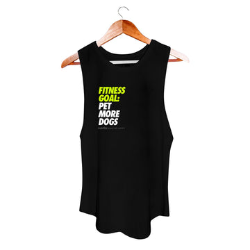 Fitness Goal | Women's Sleeveless - Puppies Make Me Happy