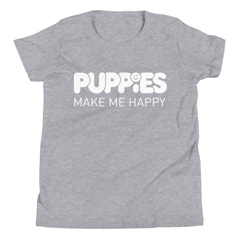Kids Only | Youth Tee - Puppies Make Me Happy