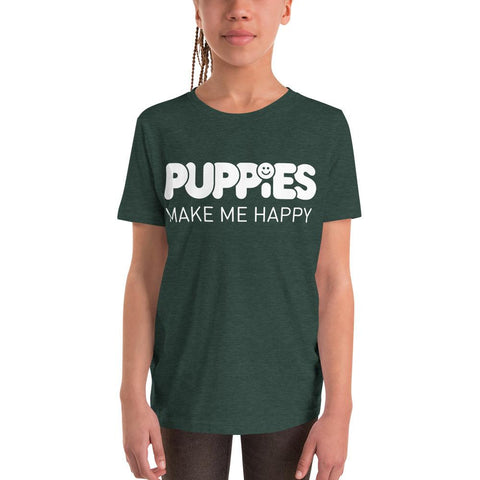 Kids Only | Youth Tee - Puppies Make Me Happy