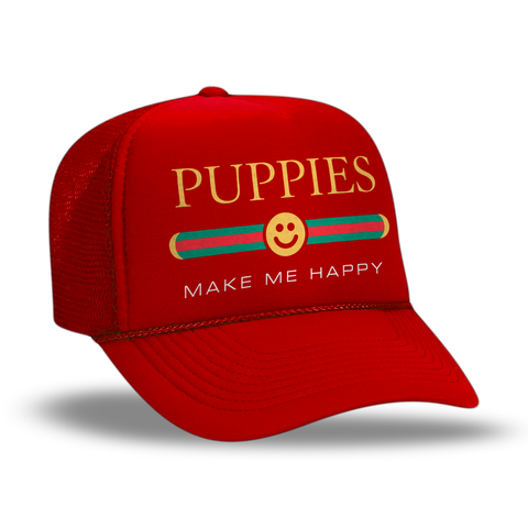 Pup Lux  | Foam Trucker - Puppies Make Me Happy