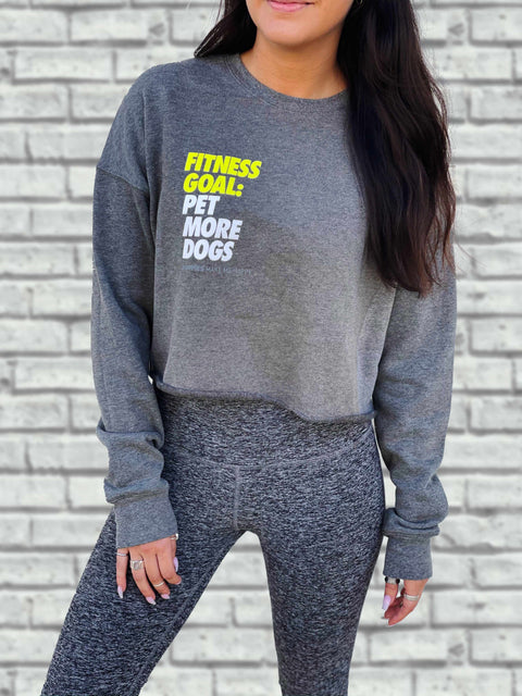 Fitness Goals  | Women's Cropped Sweatshirt