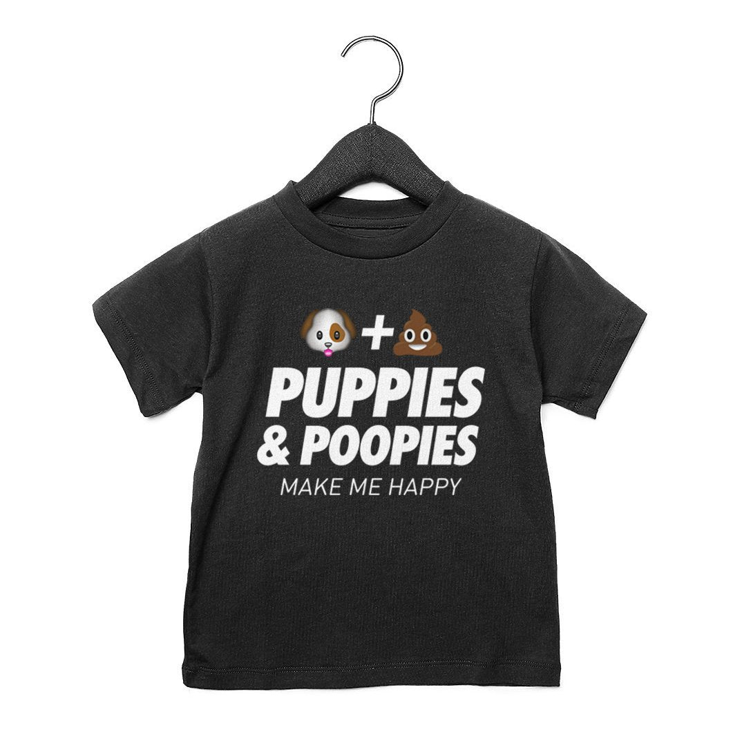 Puppies & Poopies | Toddler Tee - Puppies Make Me Happy