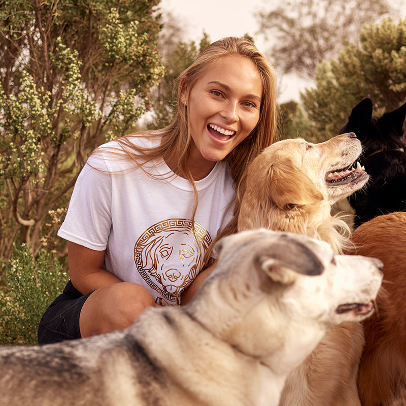 Verdoggie | Gold Foil Uni-Sex Crewneck Tee