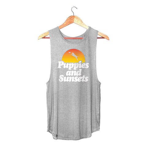 Puppies and Sunsets | Women's Sleeveless