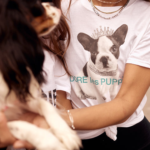 Adore Les Puppies | Uni-Sex Crewneck Tee