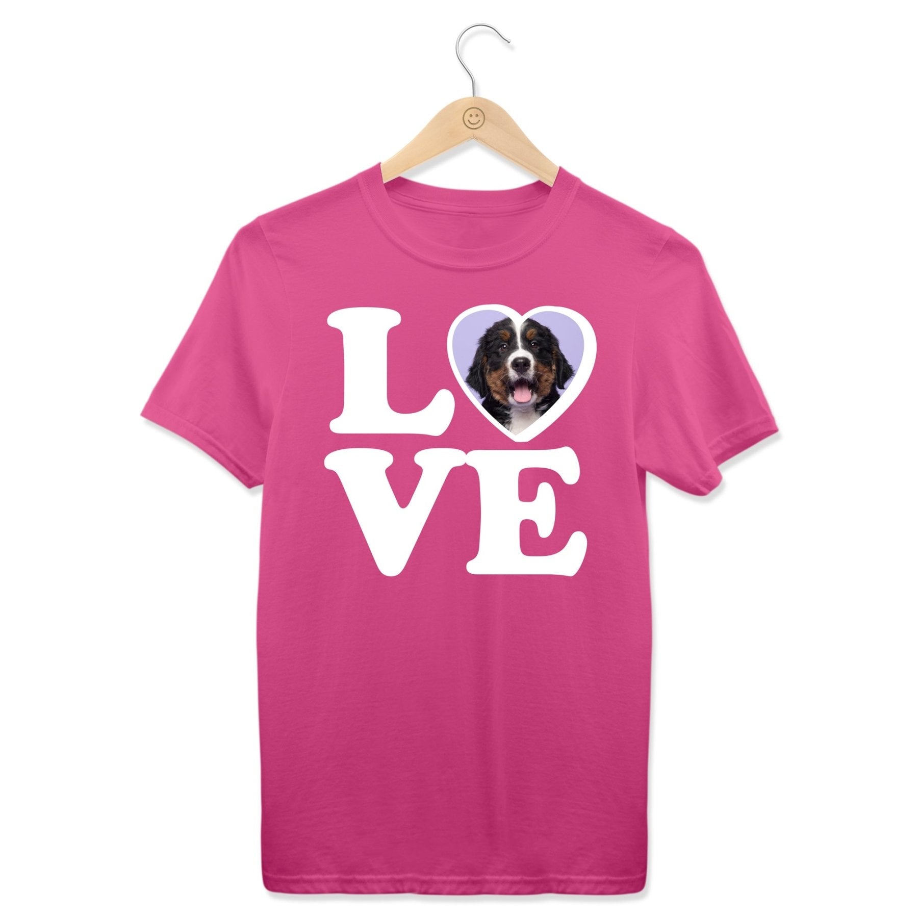 Your Dog Here - Big Love - Uni - Sex Crewneck Tee - Puppies Make Me Happy