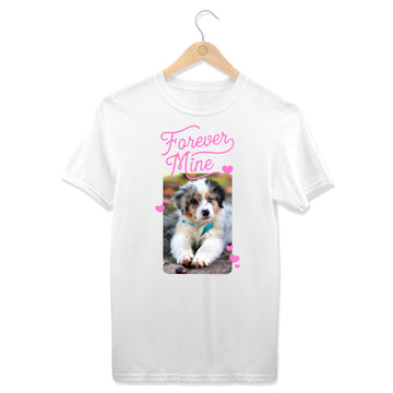 Your Dog Here - Fur-ever Mine - Uni-Sex Crewneck Tee