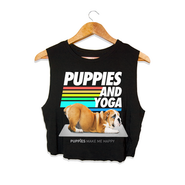 Puppies & Yoga | Crop Top