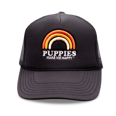 Puppies Rainbow Beach | Foam Trucker Hat