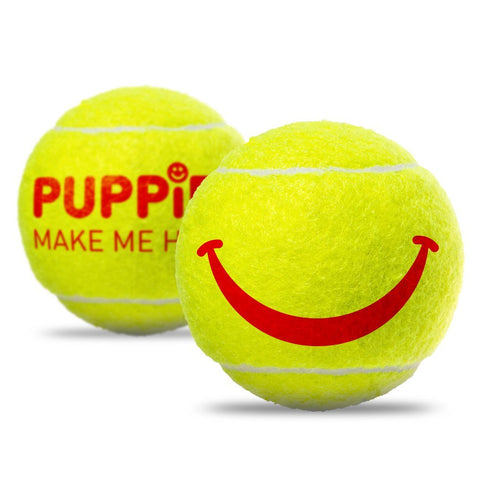 Happy Tennis Ball - Puppies Make Me Happy
