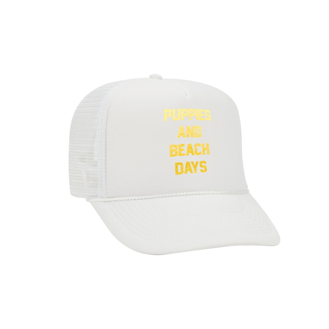 Puppies and Beach | Foam Trucker Hat