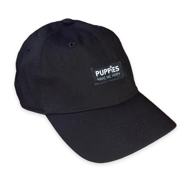 Black Label | Strapback Hat - Puppies Make Me Happy
