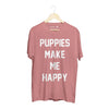 Title Tee | Uni-Sex Crewneck Tee - Puppies Make Me Happy