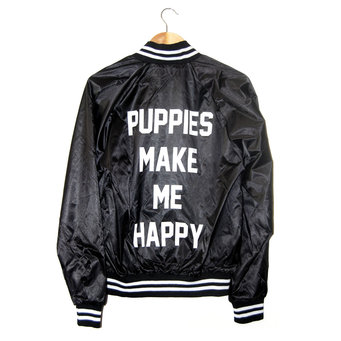 Title Tee | Varsity Member Jacket - Puppies Make Me Happy