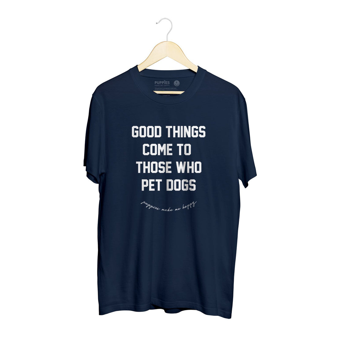 Grey T Good things come to those who pet dogs