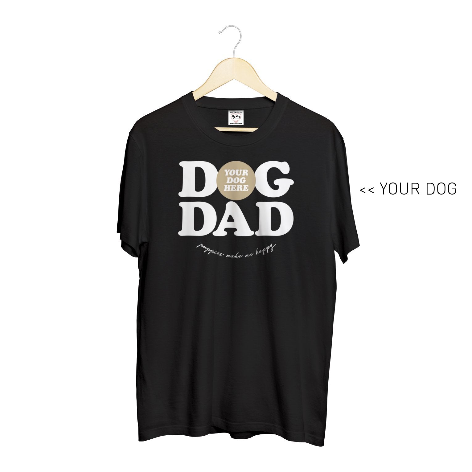 Your Dog Here | Custom Dog Dad Crewneck | Gift for Dog Dads - Puppies Make Me Happy