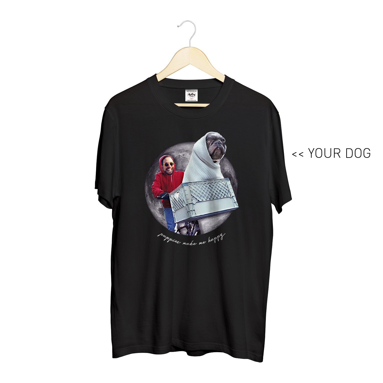 Your Dog Here | Custom Phone Home Crewneck | Gift for Dog Lovers - Puppies Make Me Happy