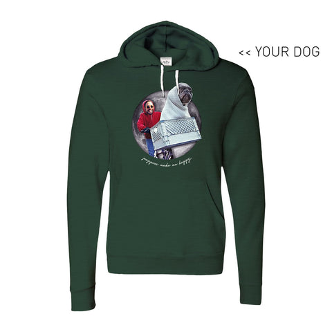 Your Dog Here - Phone Home - Hoodie - Puppies Make Me Happy