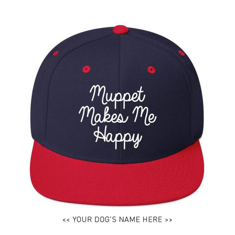 Your Dog Here - Love Letter - Snapback - Puppies Make Me Happy