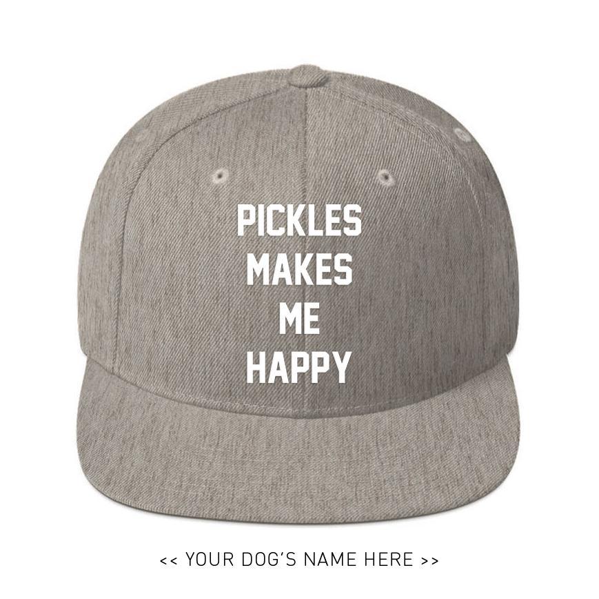 Your Dog Here - My Motto - Snapback - Puppies Make Me Happy