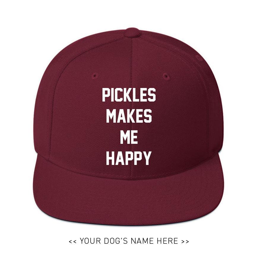 Your Dog Here - My Motto - Snapback - Puppies Make Me Happy