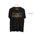 Your Dog Here - Pup Lux | Soft Cotton Uni-Sex Tee - Puppies Make Me Happy