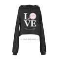 Your Dog Here - True Puppy Love - Crop Top Hoodie - Puppies Make Me Happy