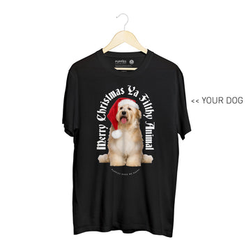 Your Dog Here - My Christmas Miracle | Soft Cotton Uni-Sex  Tee - Puppies Make Me Happy