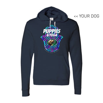 Your Dog Here - Your Dog and Yoga - Hoodie - Puppies Make Me Happy