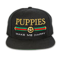 Pup Lux Metallic Gold Puff Snapback - Puppies Make Me Happy