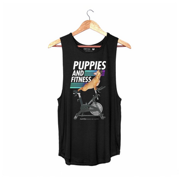 Puppies & Spin Bike Future Colors | Sleeveless