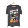 Puppies & Pizza | Soft Cotton Uni-SexTee - Puppies Make Me Happy